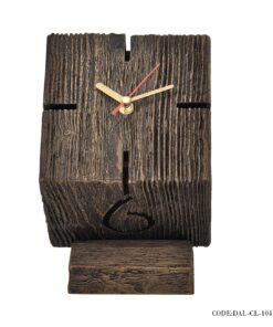 ساعت رومیزی طرح چوب ساحل مدل 104