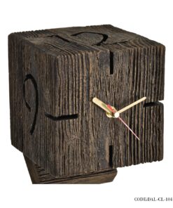 ساعت رومیزی طرح چوب ساحل مدل 104