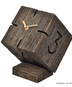 ساعت رومیزی طرح چوب ساحل مدل 104