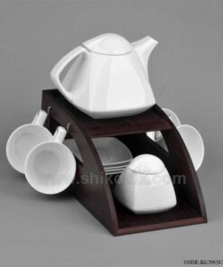 سرویس چای خوری سرامیکی طرح هرمی