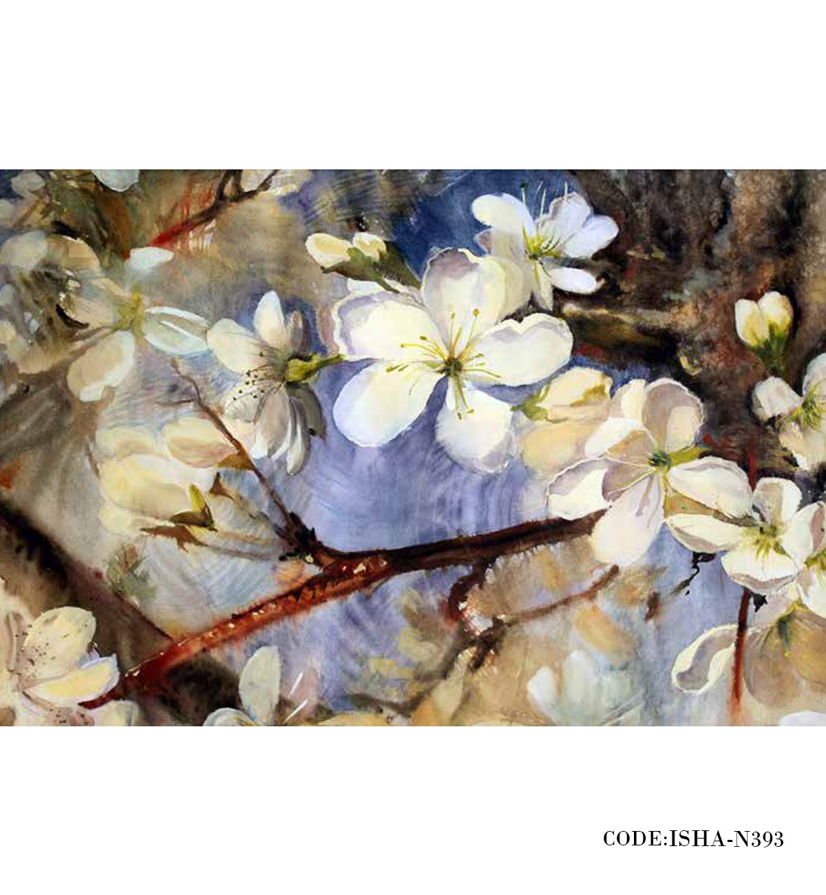 پوستر گل دیواری کاغذی مدل درخت