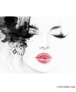 پوستر کاغذی دیواری آرایشگاه مدل آرایش