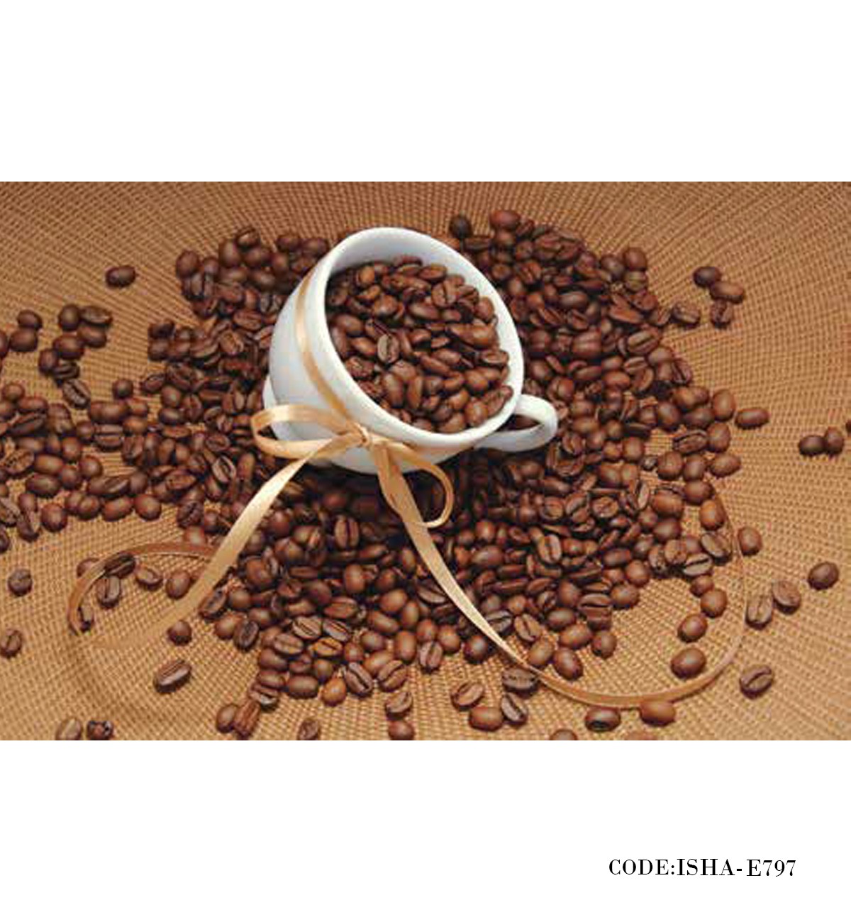 پوستردیواری کاغذی کافی شاپی مدل قهوه