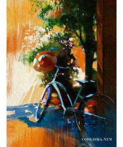 پوستر کاغذی دیواری مدل دوچرخه