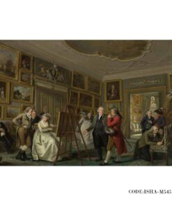 پوستر دیواری کاغذی مدل نمایشگاه نقاشی