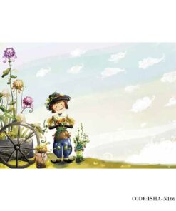 پوستر کاغذی دیواری فانتزی مدل مترسک