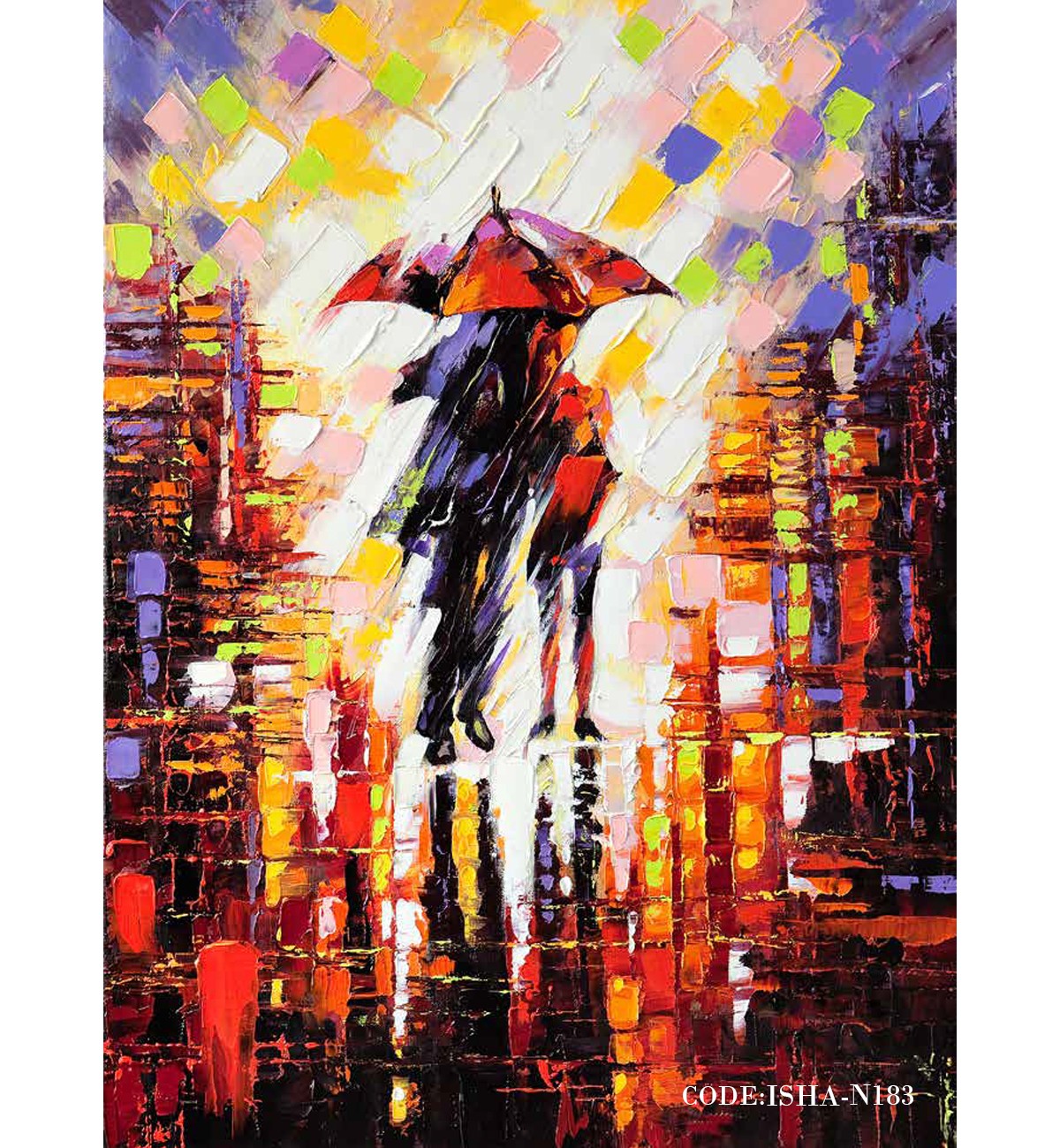 پوستر دیواری کاغذی فانتزی مدل چتر