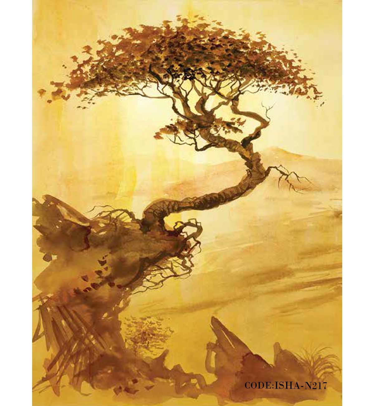 پوستر دیواری کاغذی مدل ریشه