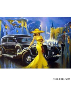 پوستر نقاشی دیواری کاغذی مدل ویالون