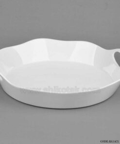 ظرف مرغ سرامیکی گرد طرح الگانت