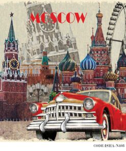 پوستر کاغذی فانتزی دیواری مدل MOSCOW