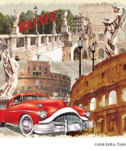 پوستر کاغذی دیواری فانتزی مدل ROME