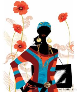 پوستر دیواری کاغذی فانتزی مدل مانکن