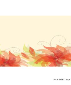 پوستر دیواری فانتزی کاغذی گلبهی مدل 426