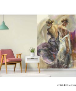 پوستر پارچه ای دیواری اتاق خواب مدل دختران