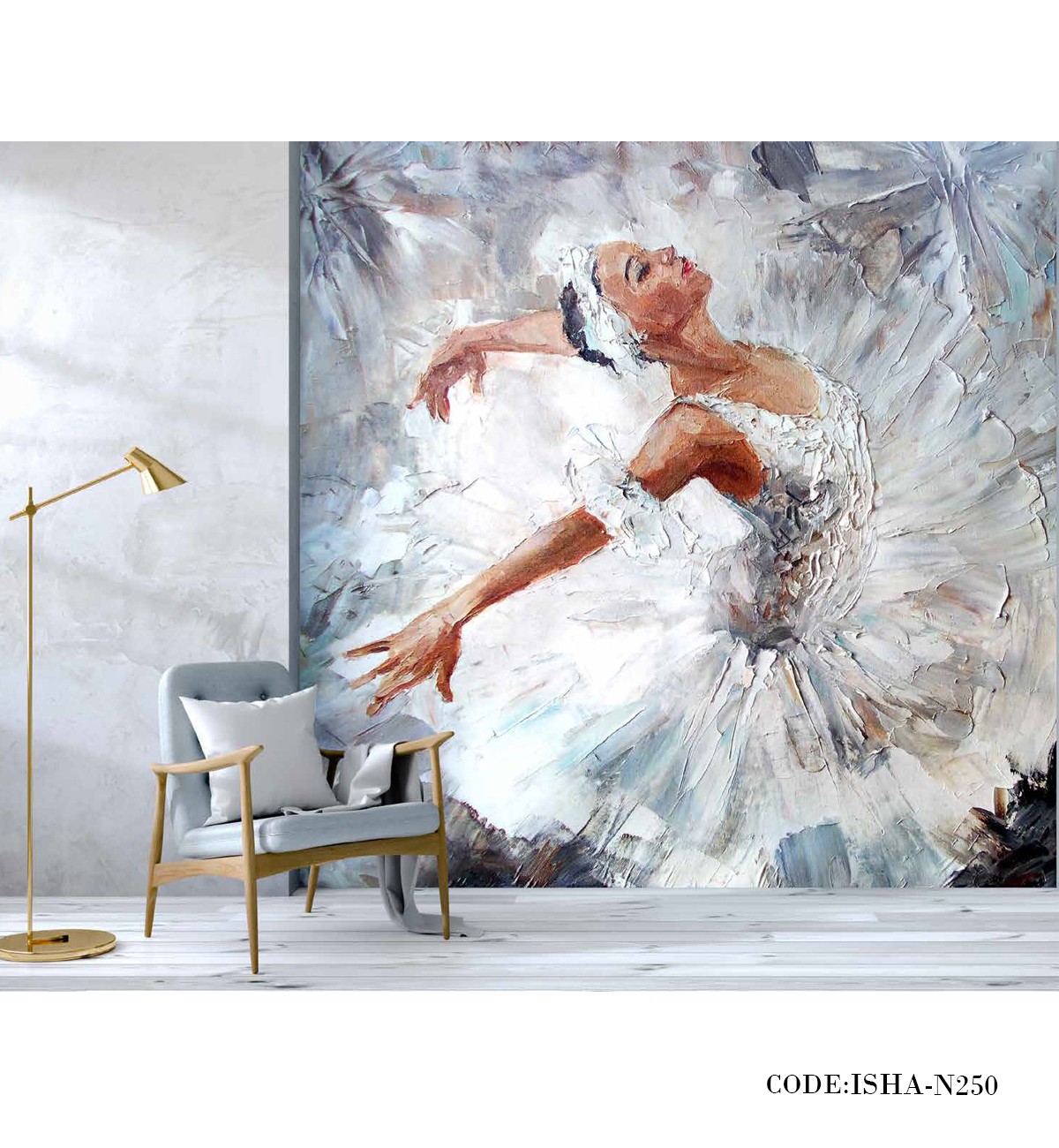 پوستر دیواری پارچه ای مدل باله