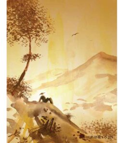 پوستر پارچه ای دیواری مدل آرامش