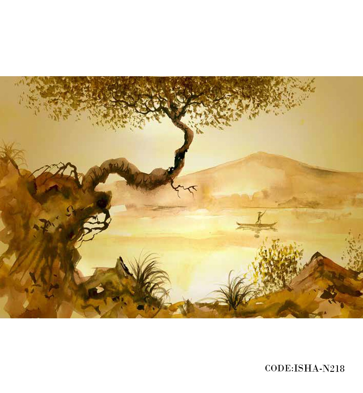 پوستر پارچه ای دیواری مدل درخت