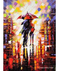 پوستر دیواری پارچه ای فانتزی مدل چتر