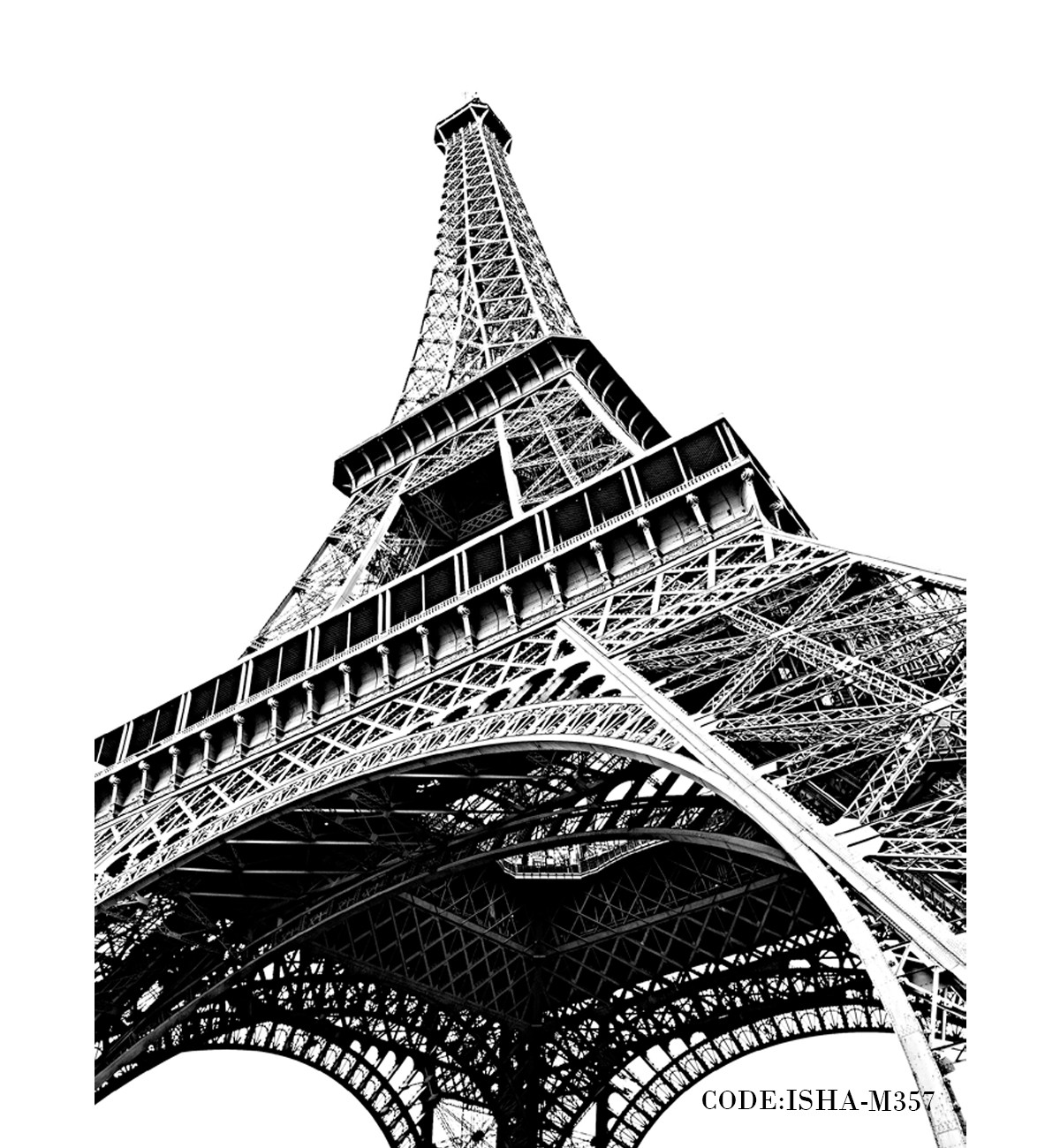 پوستر دیواری پارچه ای برج مدل پاریس