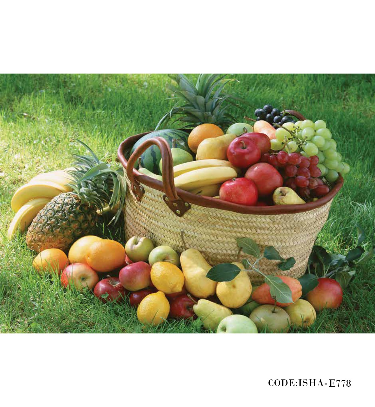 پوستر پارچه ای دیواری مخصوص رستوران مدل میوه