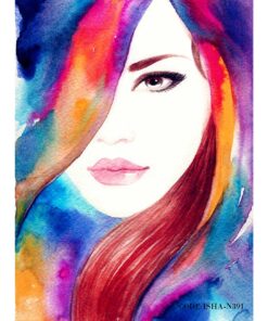 پوستر پارچه ای آرایشگاه مدل چهره