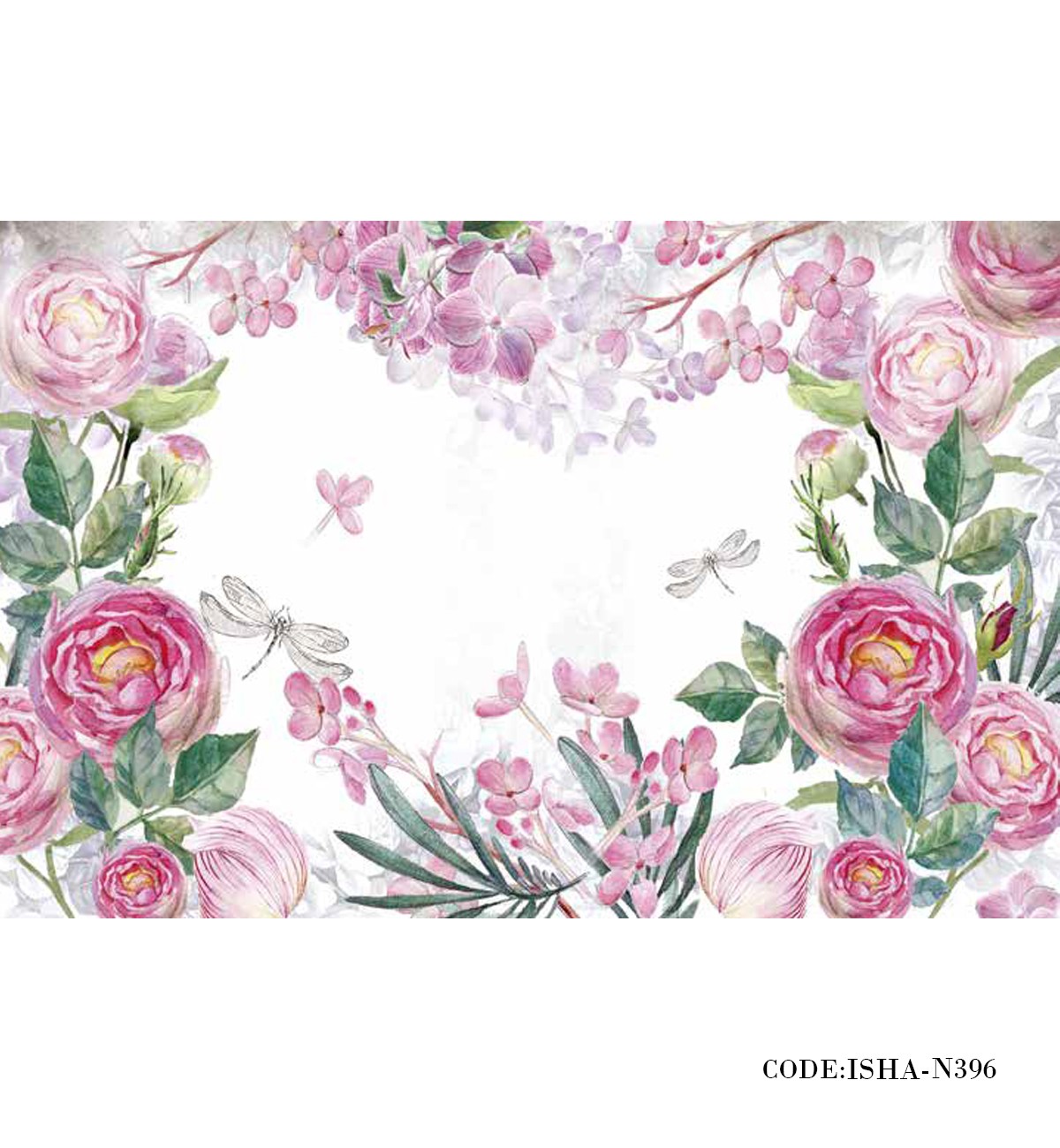 پوستر دیواری پارچه ای مدل آبرنگی