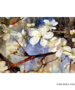 پوستر گل دیواری پارچه ای مدل درخت