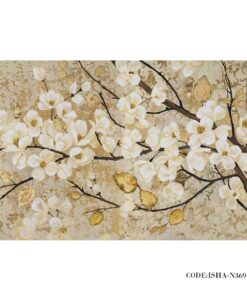 پوستر گل پارچه ای دیواری طرح شکوفه