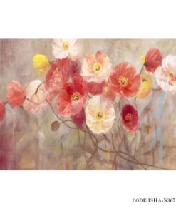 پوستر دیواری پارچه ای گل طرح شقایق