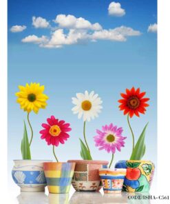 پوستر گل دیواری پارچه ای طرح آسمان