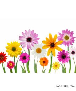 پوستر گل پارچه ای طرح باغ گل