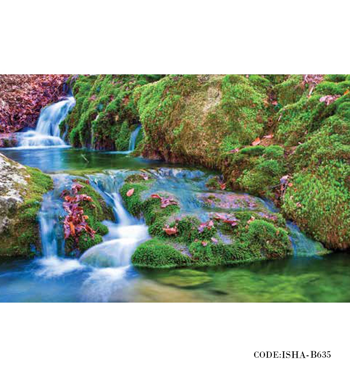 پوستر طبیعت پارچه ای دیواری طرح بهشت