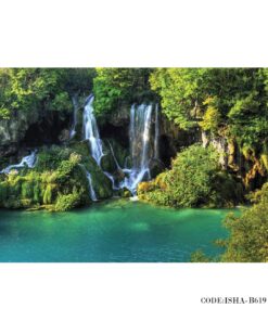 پوستر طبیعت پارچه ای طرح آبشار
