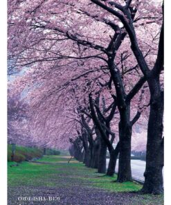 پوستر پارچه ای منظره طرح شکوفه