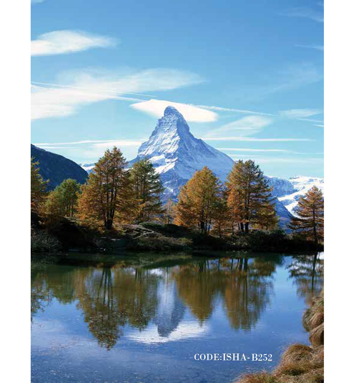 پوستر پارچه ای منظره طرح کوهستان