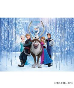 پوستر پارچه ای دخترانه اتاق کودک مدل FROZEN