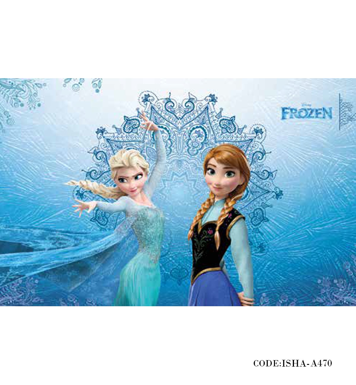 پوستر پارچه ای دخترانه مدل السا و آنا