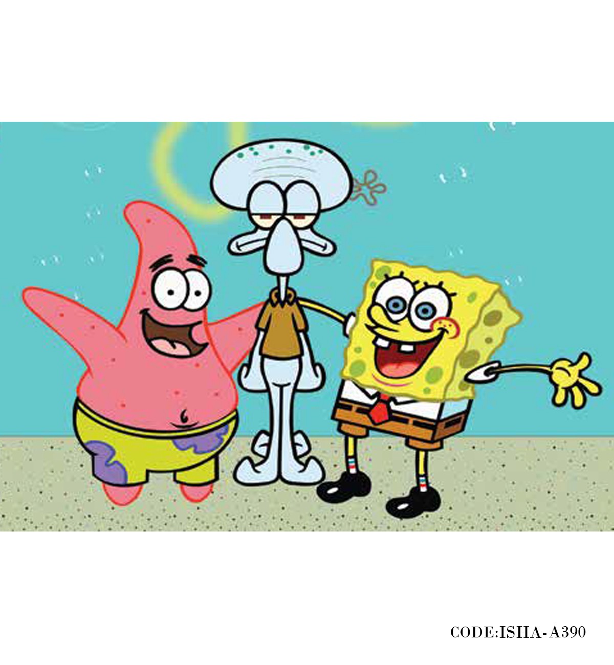 پوستر پارچه ای کودکانه مدل Sponge Bob