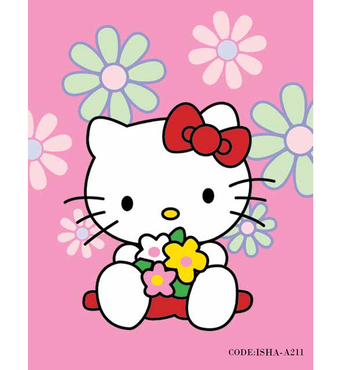 پوستر پارچه ای دیواری کودک مدل کیتی