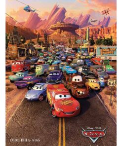 پوستر پارچه ای کودکانه مدل CARS