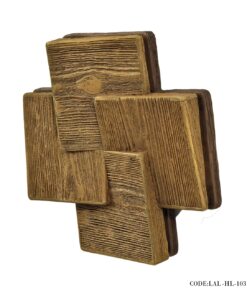 چراغ روشنایی دیواری مربع در مربع مدل 103