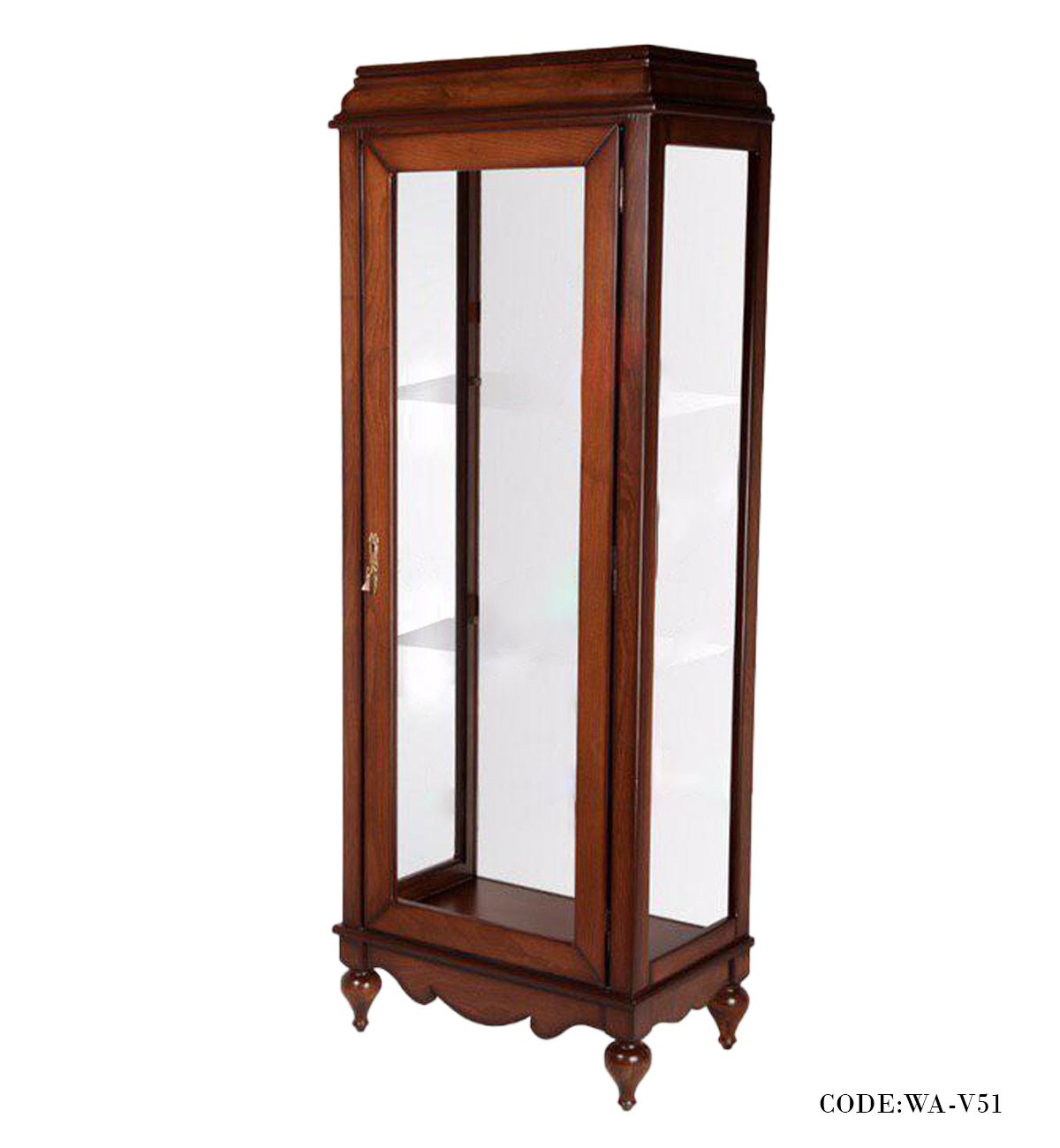 ویترین سه طبقه ساده سری V51