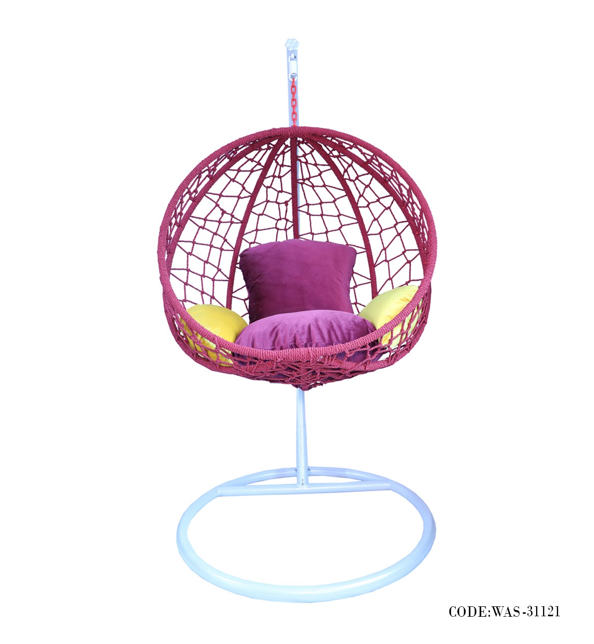 تاب ریلکسی گرد پایه سفید مدل 31121