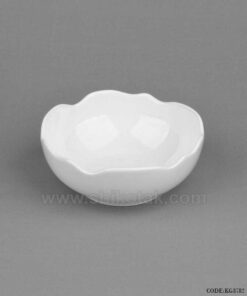 ماست خوری سرامیکی شش عددی طرح گل لاله