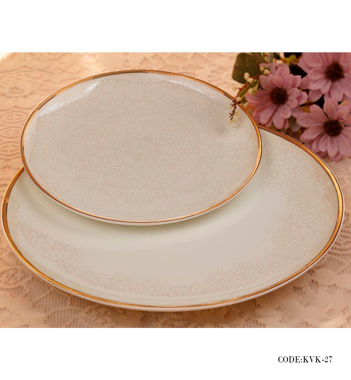 سرویس غذاخوری چینی 142پارچه 18 نفره مدل راش