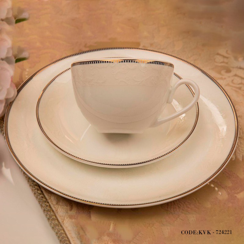 سرویس غذاخوری 157پارچه چینی 24 نفره مدل سپیدار