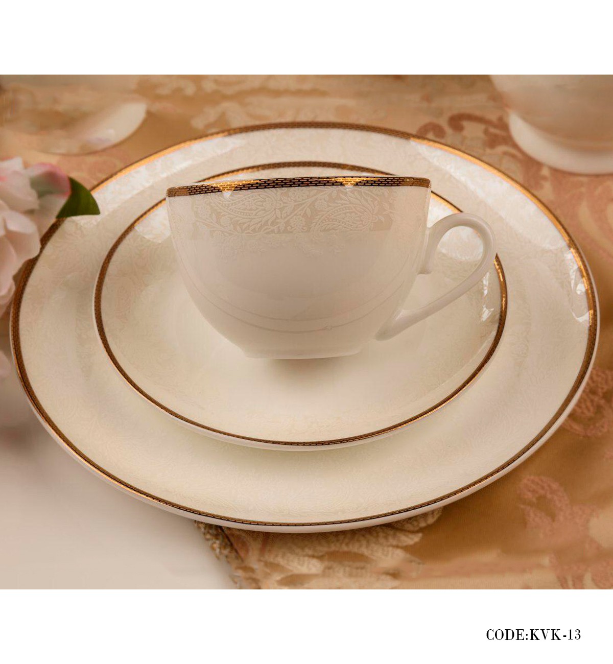 سرویس چینی غذاخوری 157پارچه 24 نفره مدل سرو