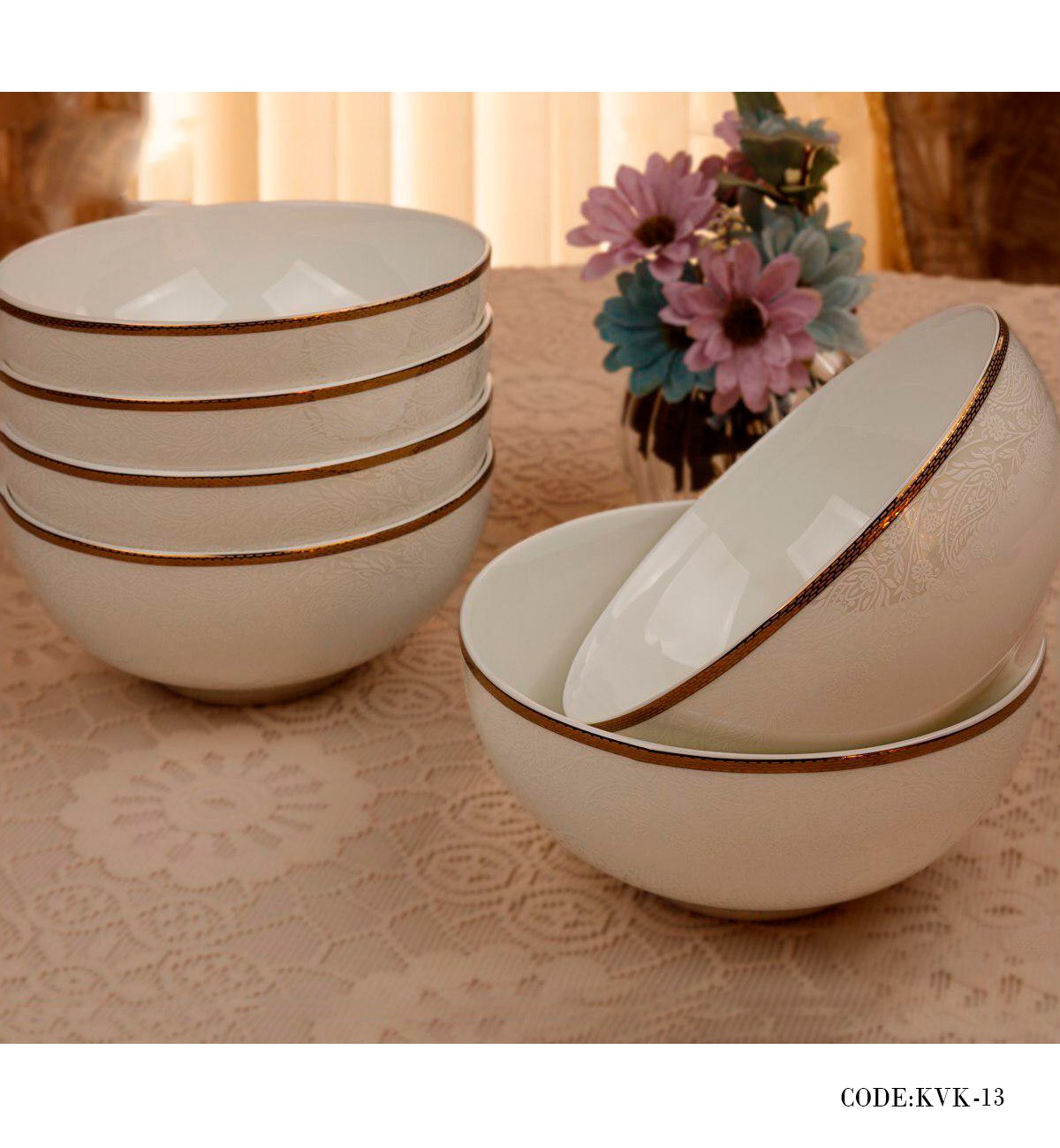 سرویس چینی غذاخوری 157پارچه 24 نفره مدل سرو