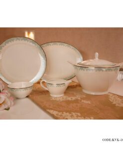 سرویس غذاخوری چینی 24 نفره 157 پارچه مدل نخل